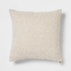 Woven Boucle Square Throw Pillow With Exposed Zipper - Threshold™ -Decor Haven Shop GUEST 0156fdc5 10c3 4229 91f3 7cd04c3990d7