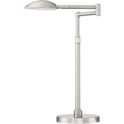 Possini Euro Design Eliptik Modern Desk Table Lamp 24 1/2" High Satin Nickel LED Swing Arm Adjustable Height For Bedroom Living Room Nightstand Office 14 Possini Euro Design Eliptik Modern Desk Table Lamp 24 1/2" High Satin Nickel LED Swing Arm Adjustable Height For Bedroom Living Room Nightstand Office -Decor Haven Shop GUEST 086d676c 9e67 4211 99ae e5b23ef4b912