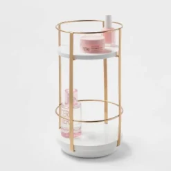 10" X 5.7" Round Metal Countertop Turntable Brass - Brightroom™ -Decor Haven Shop GUEST 0f7b8890 6df4 4606 9fa9 246d6098805b