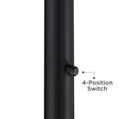 Possini Euro Design Modern Torchiere Floor Lamp Light Blaster LED 72.25" Tall Antique Brass And Matte Black Opal Glass For Living Room Bedroom 12 Possini Euro Design Modern Torchiere Floor Lamp Light Blaster LED 72.25" Tall Antique Brass And Matte Black Opal Glass For Living Room Bedroom -Decor Haven Shop GUEST 1158857a 5014 42b3 a238 8250ae5c8fa4