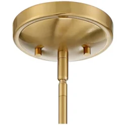 Possini Euro Design Orilla Brass Mini Pendant Light 11 3/4" Wide Mid Century Modern White Opal Glass Shade For Dining Room House Foyer Kitchen Island -Decor Haven Shop GUEST 11c36b58 0443 476e 9baa 627378216c17