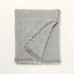 Textured Grid Lines Dobby Throw Blanket - Hearth & Hand™ With Magnolia -Decor Haven Shop GUEST 1321e055 5bea 4e67 b370 4124d79481cf