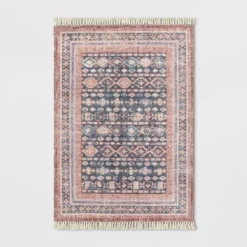 Alexandra Floral Printed Border Persian Rug Blush - Opalhouse™ -Decor Haven Shop GUEST 13831d26 e9c0 4d66 95de 449574be25e7