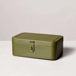 Decorative Metal Storage Box Green - Hearth & Hand™ With Magnolia -Decor Haven Shop GUEST 13e14cf7 86df 4e7f 83b8 96fe6613459c