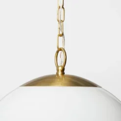 Milk Glass Ceiling Pendant Brass - Threshold™ Designed With Studio McGee -Decor Haven Shop GUEST 183bf4cf 1e46 4f50 816a 5abef6058a88