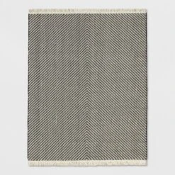 Chevron Woven Area Rug Black/White - Project 62™ -Decor Haven Shop GUEST 1c681073 3115 4619 b2c8 c5490734162c