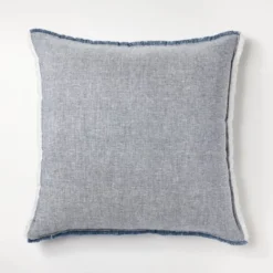 Oversized Reversible Linen Square Throw Pillow With Frayed Edges - Threshold™ Designed With Studio McGee -Decor Haven Shop GUEST 203bd06b aca7 4221 8c6f 8e72bb86ebc1