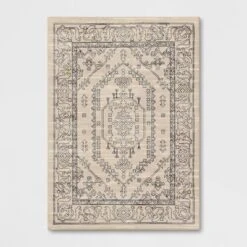 Plush Persian Style Area Rug Cream - Threshold™ -Decor Haven Shop GUEST 21495567 798b 4c7e 88b2 01a16bec916d