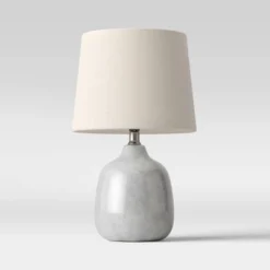 Assembled Ceramic Table Lamp Gray - Threshold™ -Decor Haven Shop GUEST 233d030a ded6 4d18 b2e3 2d046d833289
