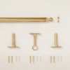 Decorative Screw Curtain Rod Brass Finish - Hearth & Hand™ With Magnolia -Decor Haven Shop GUEST 247b406b 6a70 4a42 8798 f8ca6aa4443f