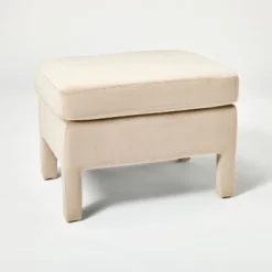 Bellfield Fully Upholstered Ottoman - Threshold™ Designed With Studio McGee -Decor Haven Shop GUEST 2a370d06 e4b4 4713 8a83 7c6f64112654