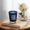 Colored Vase Glass With Dustcover Marine Moss Candle Blue - Threshold™ -Decor Haven Shop GUEST 2f99e073 faf1 4938 b1be a919925379ce