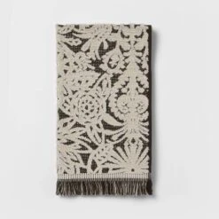 Allover Pattern Towels Black/White - Opalhouse -Decor Haven Shop GUEST 30c6811e d445 43c2 9fb7 680ce0df8a36