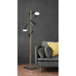 71.5" Owen Tree Lamp Black - Adesso -Decor Haven Shop GUEST 30cde228 e613 40cf 8e51 6b0c4fd835da