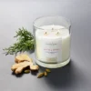 Clear Glass Santal & Ginger Candle White - Threshold™ Designed With Studio McGee -Decor Haven Shop GUEST 317bcb5d 3528 47d5 a99a 5c2e256c5707