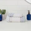 Pattern Filled Stripe Towel Blue - Threshold -Decor Haven Shop GUEST 339c2bf3 57c6 4880 b08b a8dc514adbbf