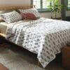 Voile Woodblock Printed Quilt Ivory - Threshold™ -Decor Haven Shop GUEST 344c4986 314e 4ab8 bfb0 0a61c564f52d