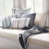 24"x24" Contrast Edge Stripe Oversized Throw Pillow Gray/Blue - Hearth & Hand⢠With Magnolia 1 24"x24" Contrast Edge Stripe Oversized Throw Pillow Gray/Blue - Hearth & Hand⢠With Magnolia -Decor Haven Shop GUEST 34b561d7 c176 4c25 a51d 6df1f350a5c7