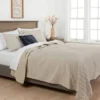 Herringbone Flannel Quilt Beige - Threshold -Decor Haven Shop GUEST 38abb1b1 e428 49ff b5de 0fa7e154c2d1