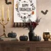 Set Of 3 Small Ceramic Halloween Pumpkins With Gold Stem - Threshold™ -Decor Haven Shop GUEST 3a1a8e5b c36a 4def bb74 7d776c99c050