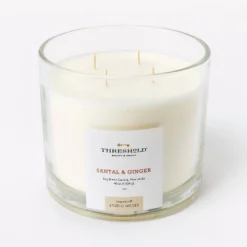 Clear Glass Santal & Ginger Candle White - Threshold™ Designed With Studio McGee -Decor Haven Shop GUEST 3a24b0c4 c23b 4e1c b8e0 2304d4a02cb7