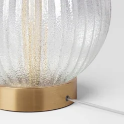 Small Ribbed Glass Lamp Base Clear - Threshold™ -Decor Haven Shop GUEST 3afd392d 594c 4005 9b08 cc2e50aa3c8c