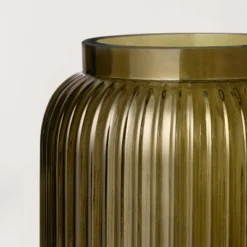 Ribbed Glass Jug Vase Dark Green - Hearth & Hand™ With Magnolia -Decor Haven Shop GUEST 3b88faa0 254e 4d08 85ce bee525d3cdd2