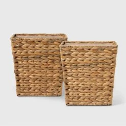 Light Weave Wastebasket Natural - Threshold™ -Decor Haven Shop GUEST 3bc675e6 5665 41bd 8dca f21123a12d02