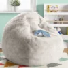 XL Fuzzy Kids' Bean Bag Cream - Pillowfort™ -Decor Haven Shop GUEST 3db03de1 24c5 434d 9b60 236e3f57754d