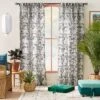 1pc 50"x84" Light Filtering Limu-Limu Leaf Jacquard Curtain Panel Gray - Opalhouse™ Designed With Jungalow™ -Decor Haven Shop GUEST 421dc9b8 44ac 4840 a1f4 2563587244d5