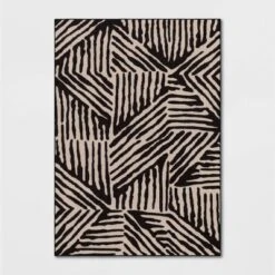 Abstract Lines Rug Black/Tan - Threshold™ -Decor Haven Shop GUEST 43f5ce06 5a0c 455c 8ca2 29507ec11d70
