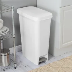 11gal Slim Step Trash Can - Brightroom™ -Decor Haven Shop GUEST 474824e4 4785 434a a255 11648716aeef