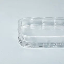 5"x9" Sculpted Glass Vanity Tray Clear - Hearth & Hand™ With Magnolia -Decor Haven Shop GUEST 48796d66 4831 4c84 a62e 12bb89995810