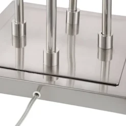 Possini Euro Design Modern Tree Floor Lamp With USB Charging Port 4-Light 72" Tall Brushed Nickel Glass Shade Living Room Reading -Decor Haven Shop GUEST 4b0445e4 8496 4f35 9600 e4b4b2d4c3cb