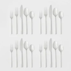 20pc Valona 18/10 Stainless Steel Flatware Set - Threshold Signature™ -Decor Haven Shop GUEST 4c3f9743 f23d 47ec bf0b eb70275ae225