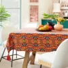 84" X 60" Cotton Calling In The Abundance Tablecloth With Tassels - Opalhouse™ Designed With Jungalow™ -Decor Haven Shop GUEST 4d6606e4 454e 431e bd7b fd8a5e941f4b