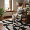 Abstract Inkblot Rug Black/White - Threshold™ -Decor Haven Shop GUEST 4ebd94c0 588c 4d37 a38f 2a8f134bc60b