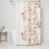 Blooms Flat Weave Shower Curtain Coral - Threshold™ -Decor Haven Shop GUEST 53008e0c 3d48 4b34 af4e 7619a9d938f5