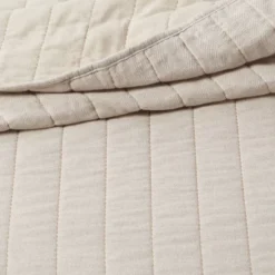 Herringbone Flannel Quilt Beige - Threshold -Decor Haven Shop GUEST 5392aa6e 5c99 48d2 91e2 f4d57f6bffc1