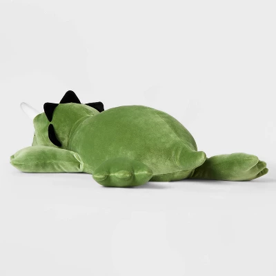 Dinosaur Weighted Plush Kids' Throw Pillow Green - Pillowfort™ 3 Dinosaur Weighted Plush Kids' Throw Pillow Green - Pillowfort™