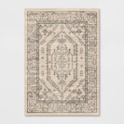 Plush Persian Style Area Rug Cream - Threshold™ -Decor Haven Shop GUEST 57a5eb0f 24f2 4b22 b0b9 01d9a58810c6