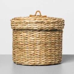 Woven Bath Storage Canister Beige - Hearth & Hand™ With Magnolia -Decor Haven Shop GUEST 587edaef cf59 4ead 8ace 96b1d31b34d2