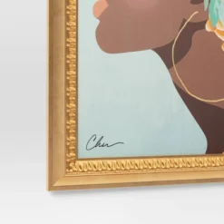 24" X 30" Floral Dream By Nikki Chu Vintage Canvas Board Gold - Threshold™ -Decor Haven Shop GUEST 5a042000 aaac 4e72 a3dc a07d331687a2