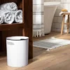 Metal Bath Wastebasket White/Black - Hearth & Hand™ With Magnolia -Decor Haven Shop GUEST 5ab9d122 51d3 4101 8d7f 349186fa4981