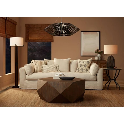 Possini Euro Design Planet Black Large Pendant Light 31 1/2" Wide Mid Century Modern White Glass For Dining Room House Foyer Kitchen Island Entryway 9 Possini Euro Design Planet Black Large Pendant Light 31 1/2" Wide Mid Century Modern White Glass For Dining Room House Foyer Kitchen Island Entryway - Image 7