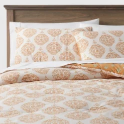 Medallion Printed Comforter & Sham Set Off-White/Dark Gold - Threshold™ -Decor Haven Shop GUEST 60cf55a4 b131 4cd9 9d3e f2d1287d9cce