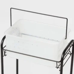 Bathroom Storage Cart Black - Room Essentials™ -Decor Haven Shop GUEST 675453d0 07b7 412f 82d7 9f5651c4fa58