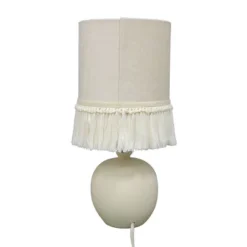 Small Table Lamp With Fringe Shade Off-White (Includes LED Light Bulb) - Opalhouse™ Designed With Jungalow™ -Decor Haven Shop GUEST 6a5a28fb 40e2 4ccf aad5 699d151bc234