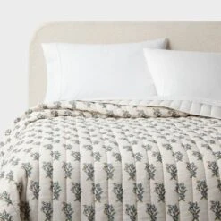 Voile Woodblock Printed Quilt Ivory - Threshold™ -Decor Haven Shop GUEST 6c09ead2 dfb1 46be bf31 3922aa8b5dff