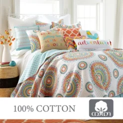 Mayla Medallion Quilt And Pillow Sham Set - Levtex Home -Decor Haven Shop GUEST 6e54a96b d6af 4b3d 8915 a891c6cb91bd